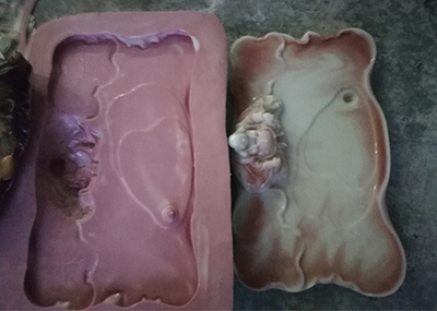 翻模專用縮合型模具硅膠為什么會變黃？